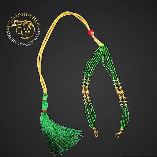 Premium Beads Tarsel ( Tassel ) - Design 1 - My Golden Wish