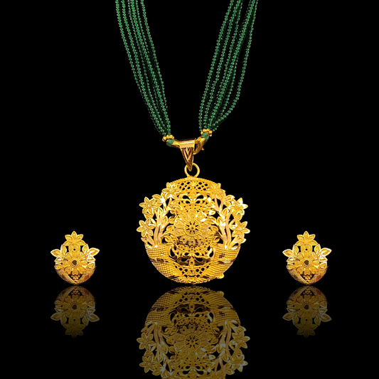 Twin Vase Locket Set - My Golden Wish