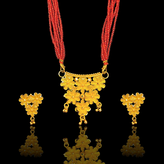 Cute Floral Locket Set