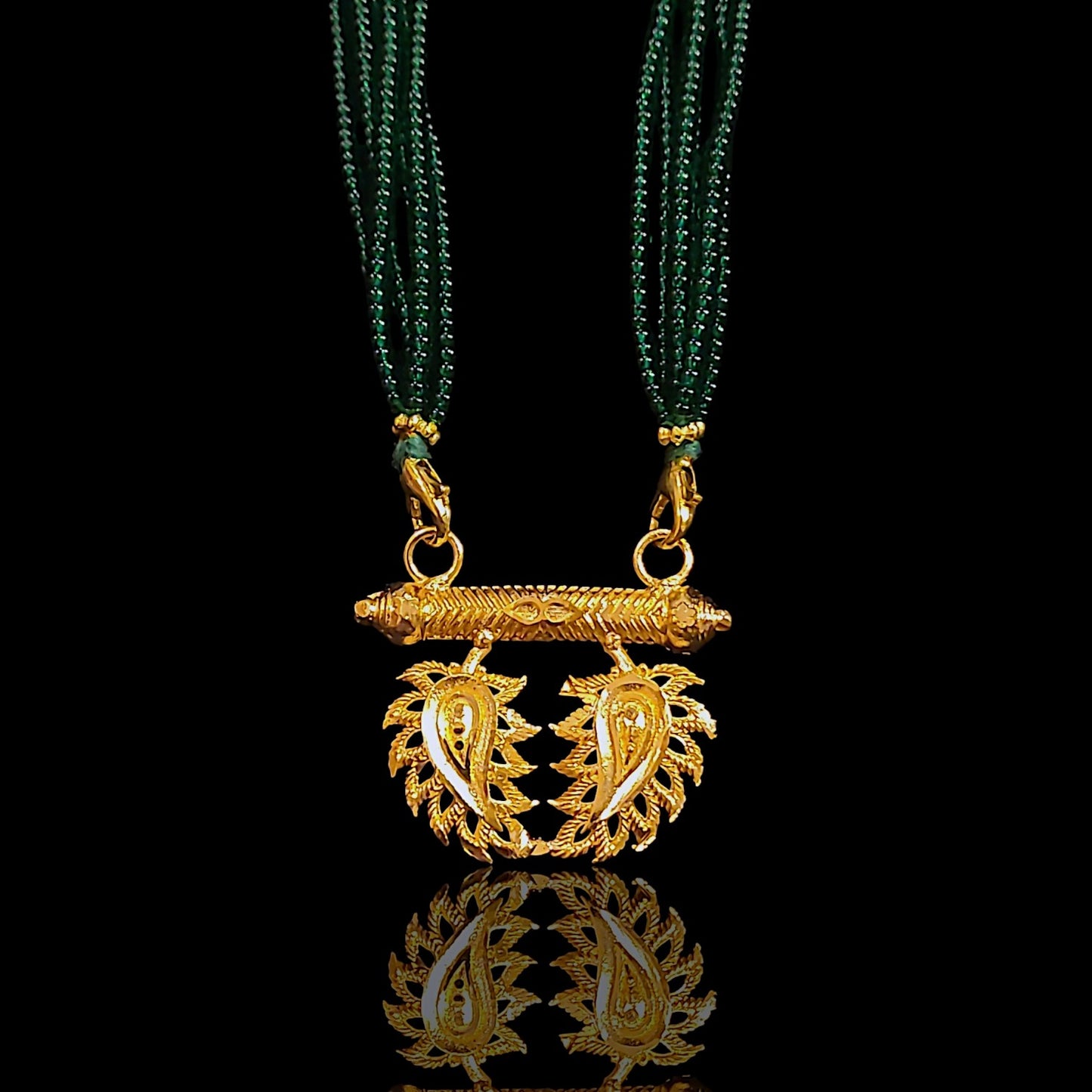 Dual Leaf Locket Set