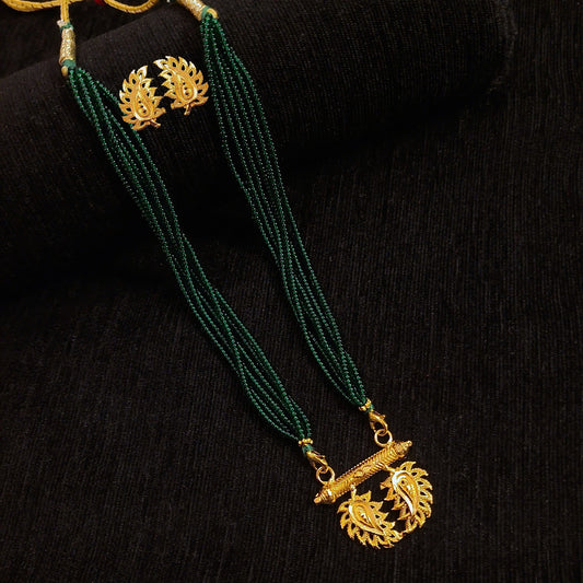 Dual Leaf Locket Set