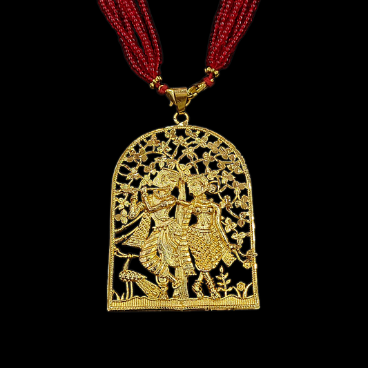 Radha Krishna Locket Set - My Golden Wish