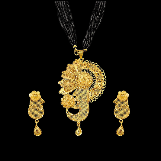 Tribal Woman Locket Set - My Golden Wish