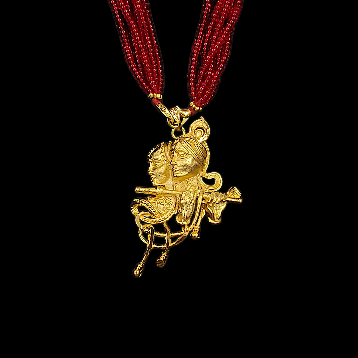 Radha Krishna Avatar Locket Set