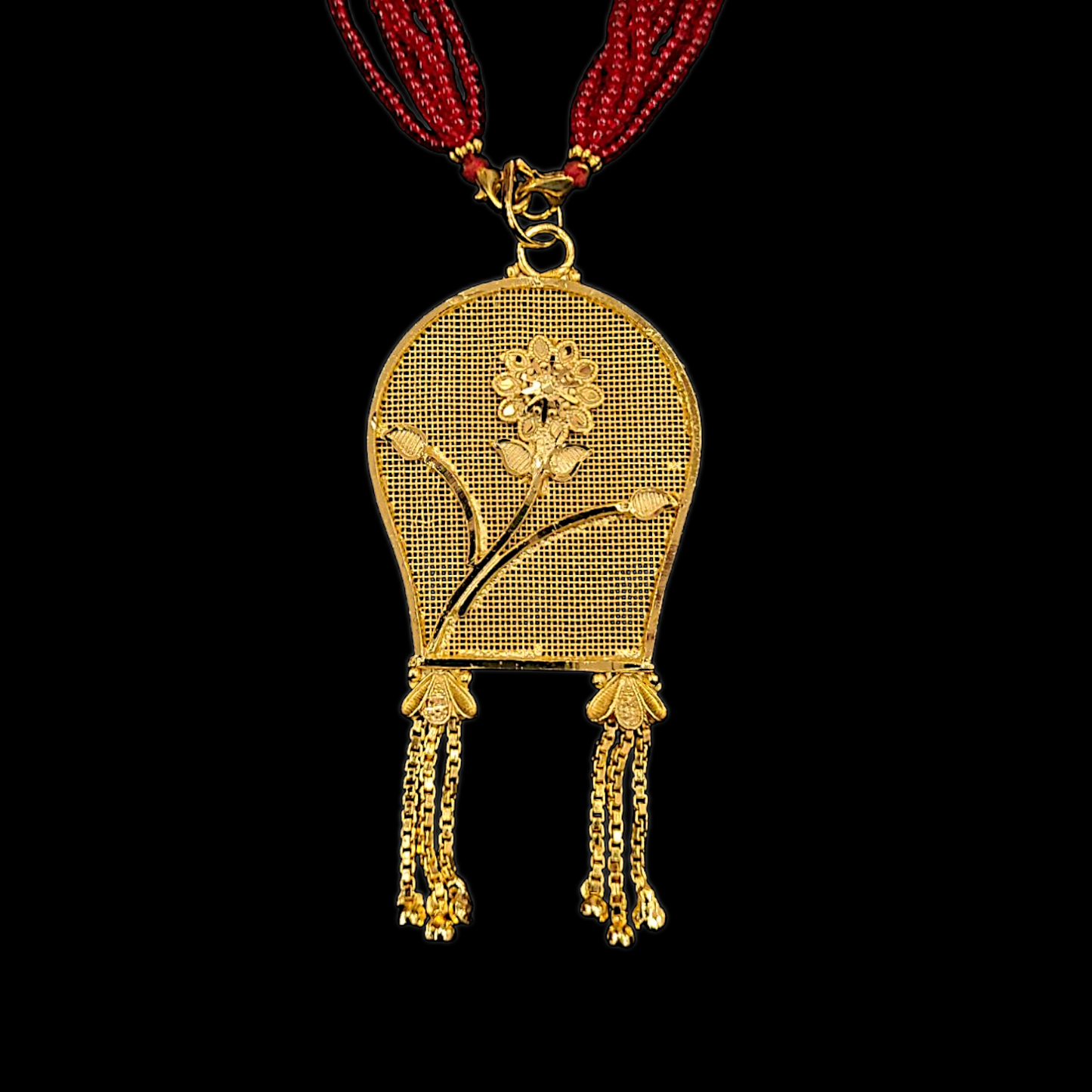 Leaf Kulo Locket Set - My Golden Wish