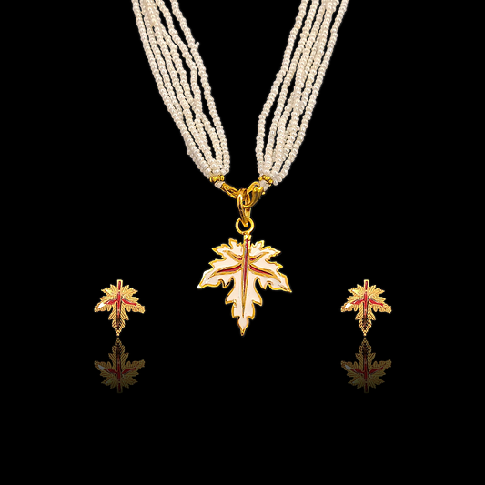 Leaf Locket Set - I - My Golden Wish