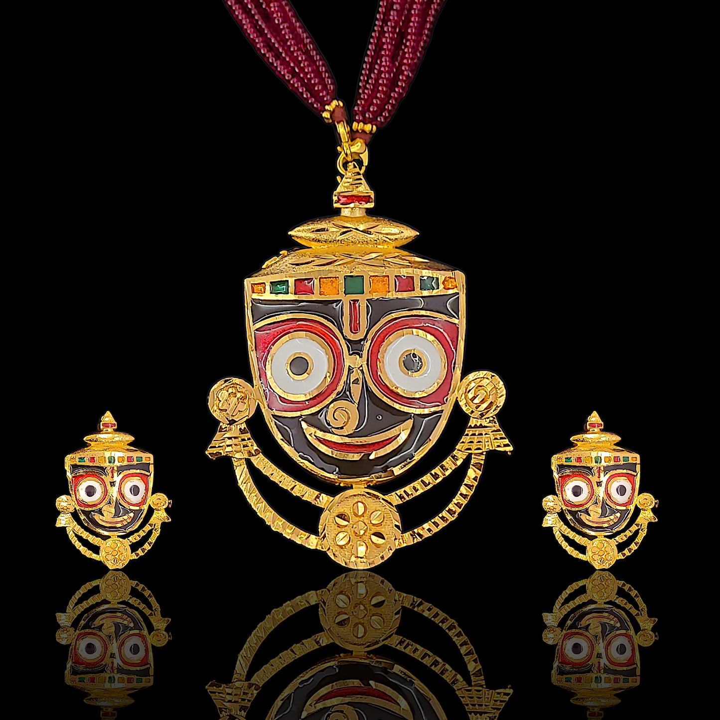 Jagannath Locket Set - II