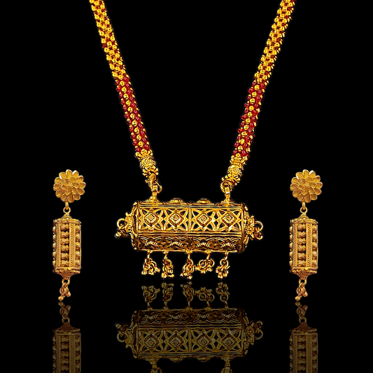 Dhol Locket Set - My Golden Wish