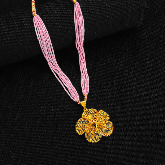 3D Flower Locket - My Golden Wish