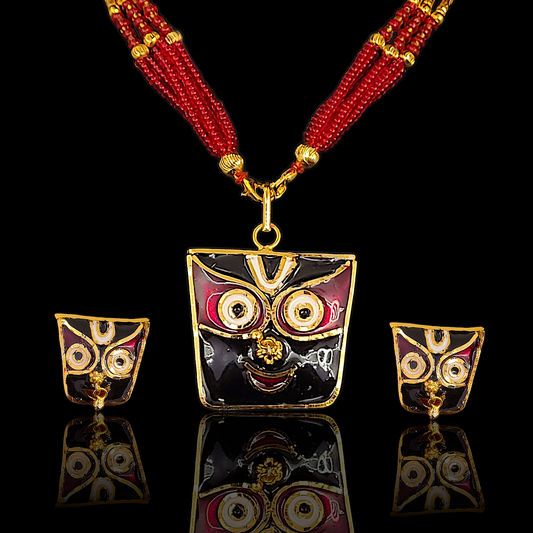 Jagannath Locket Set - III - My Golden Wish