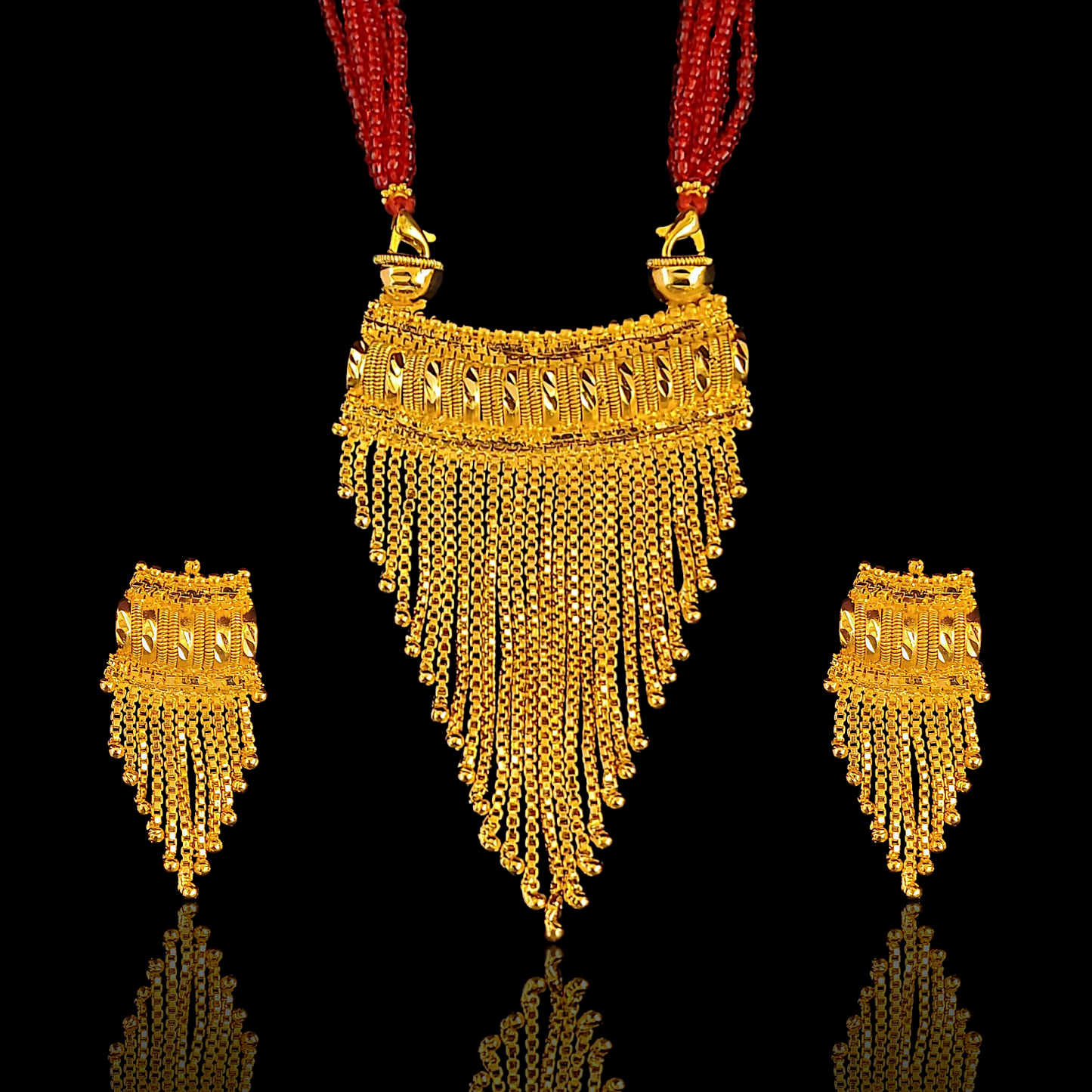 Jhalar Locket set - My Golden Wish