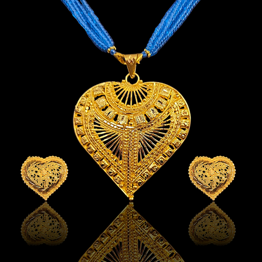 Heart locket Set - I - My Golden Wish