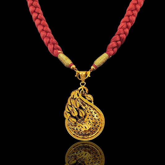 Flower Vase Locket - My Golden Wish