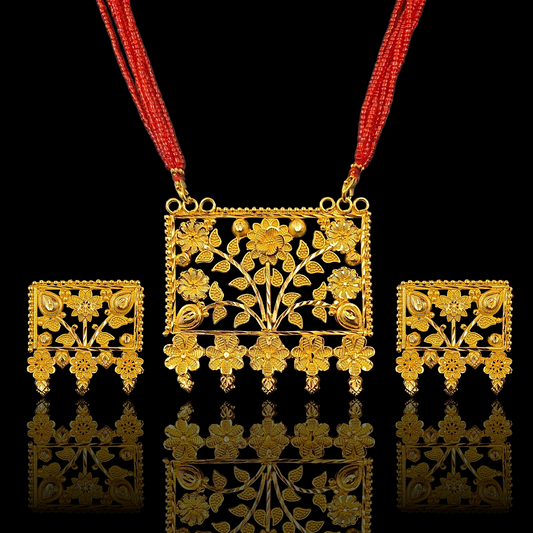 Flower Locket Set - My Golden Wish