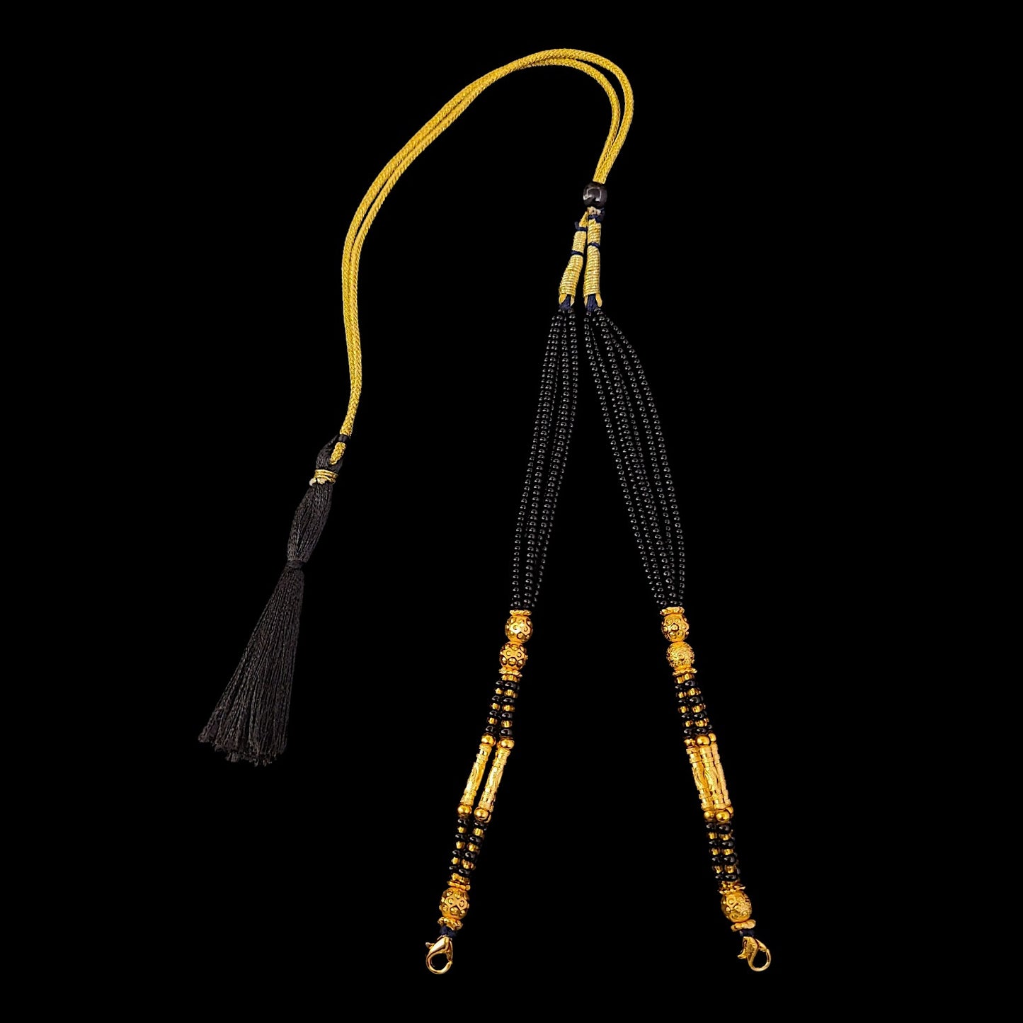 Luxurious Golden Pipe Tarsel (Tassel) - VIII