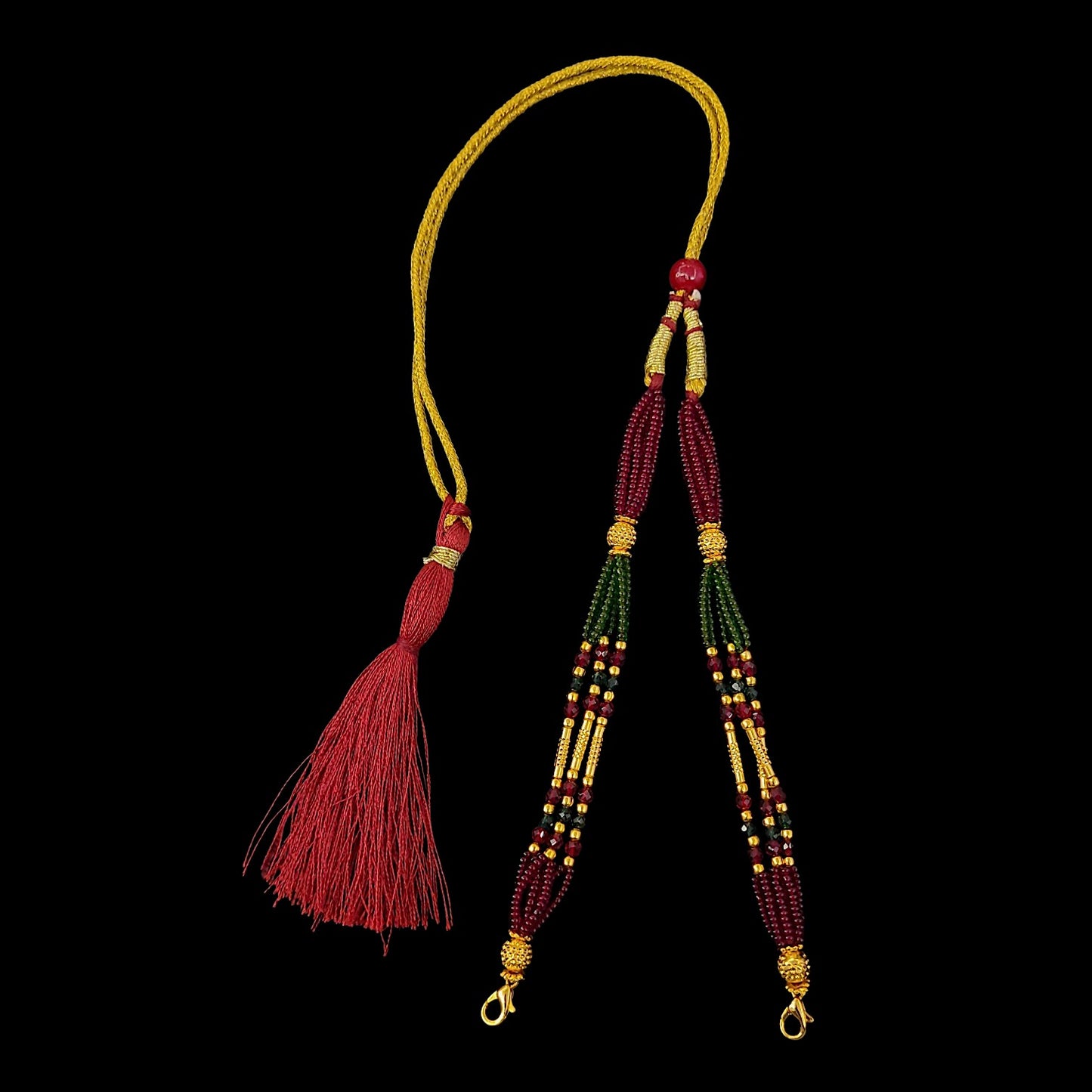 Luxurious Golden Pipe Tarsel (Tassel) - XII