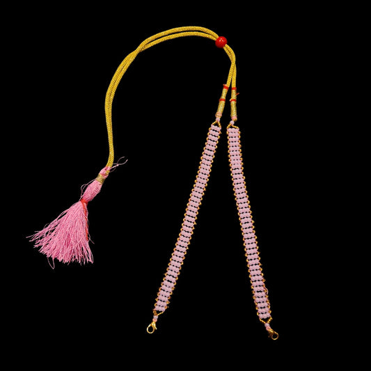 Luxurious Triple Line Pearl Tarsel - V