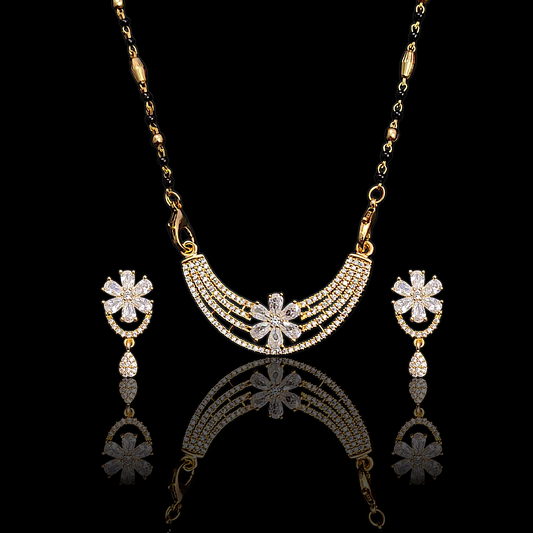 Single Flower Mangalsutra - My Golden Wish