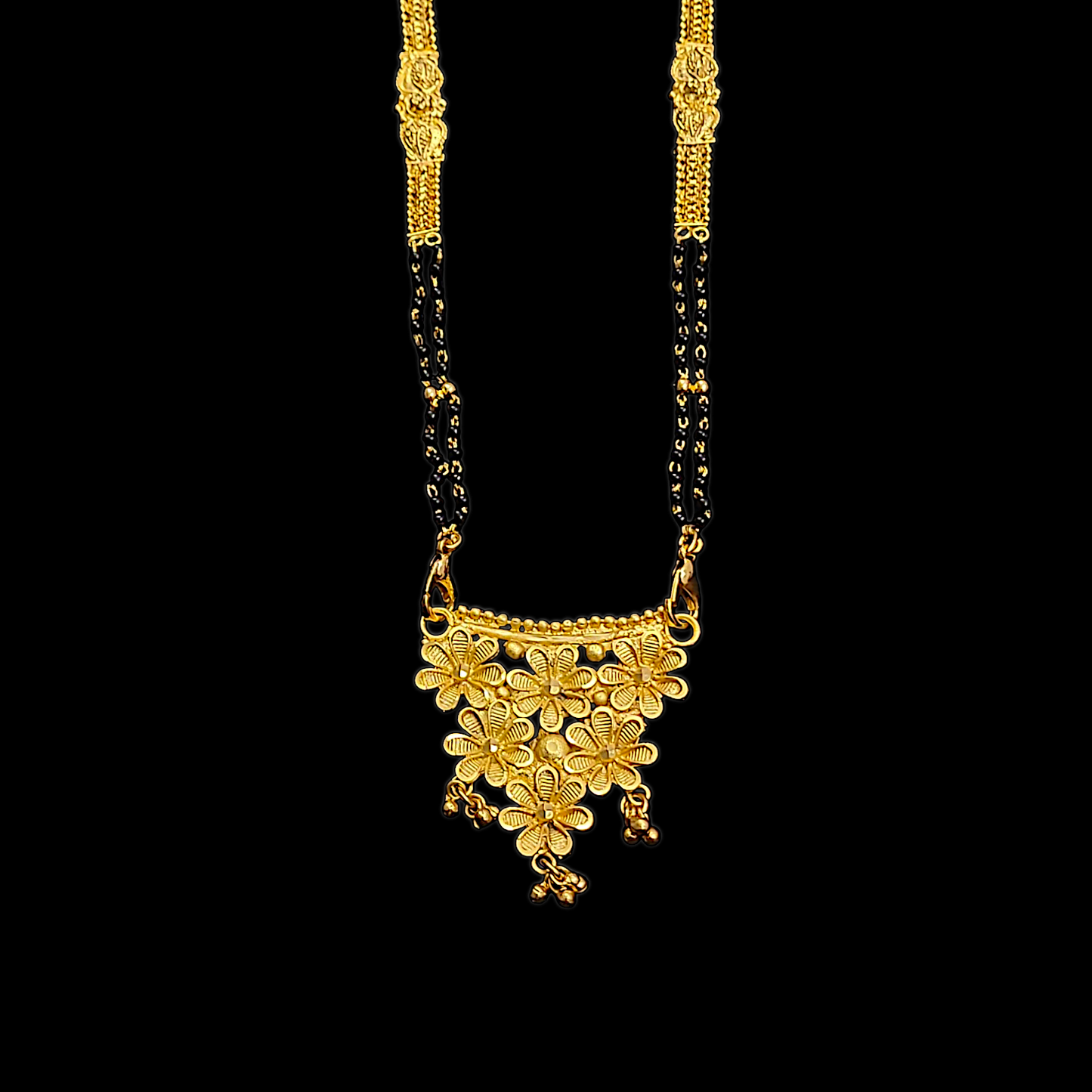 Triple Flower Mangalsutra - My Golden Wish