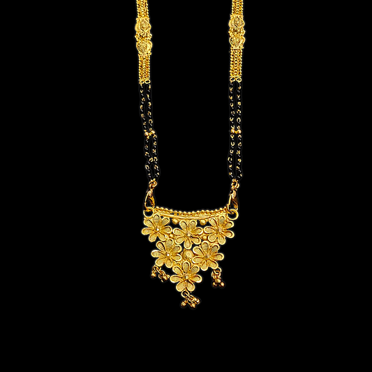 Triple Flower Mangalsutra - My Golden Wish