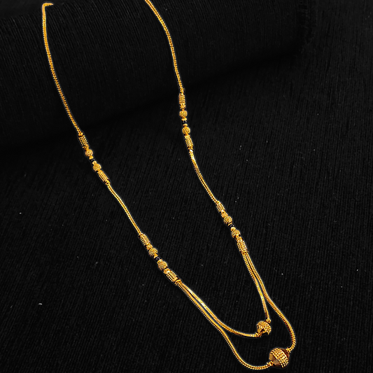 Thick Double Ball Mangalsutra - My Golden Wish