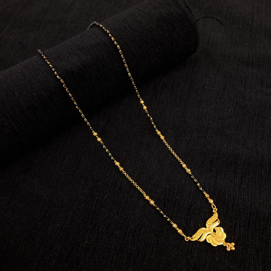 Spiral Flower Mangalsutra - My Golden Wish