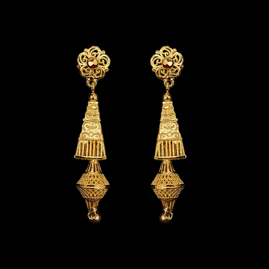 Medium Jhumka - I - My Golden Wish