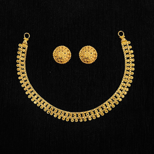 Sleek Chatai Necklace Set - My Golden Wish