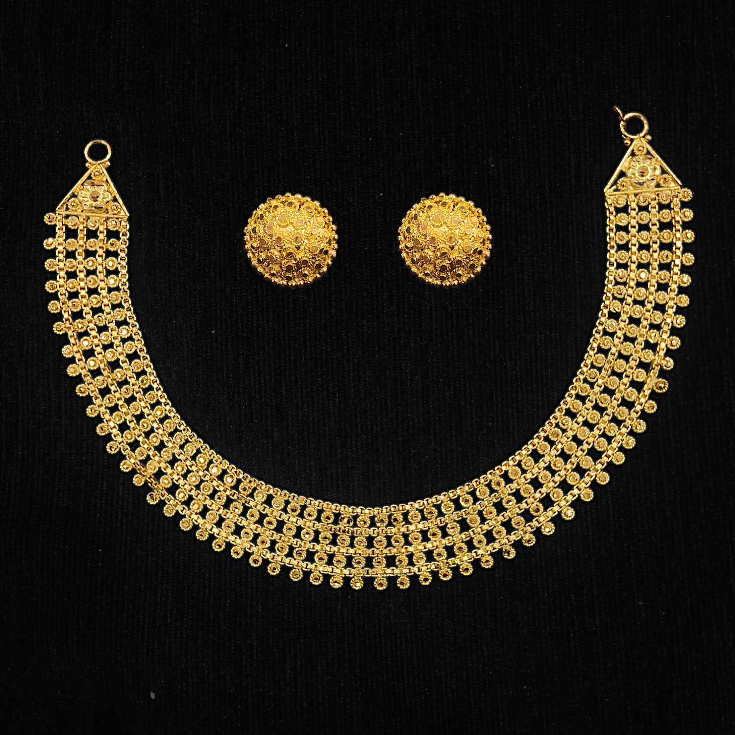 Four Line Chatai Necklace - My Golden Wish