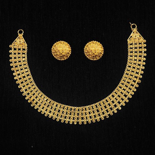 Four Line Chatai Necklace - My Golden Wish