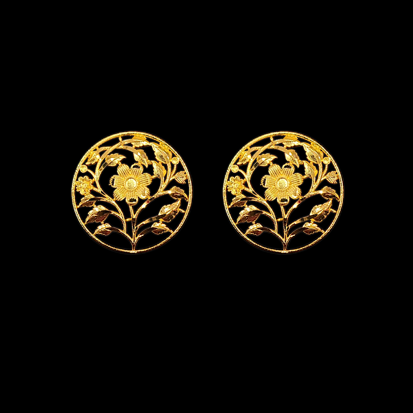 Broad Flower Choker - My Golden Wish