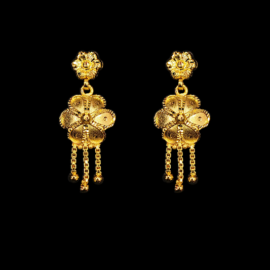 Single Flower Necklace - My Golden Wish