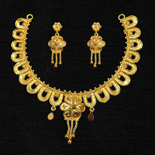 Single Flower Necklace - My Golden Wish