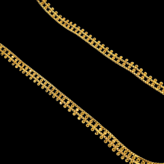 Long U-Shaped Chatai Necklace - My Golden Wish