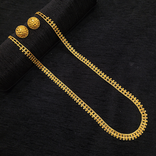 Long U-Shaped Chatai Necklace - My Golden Wish