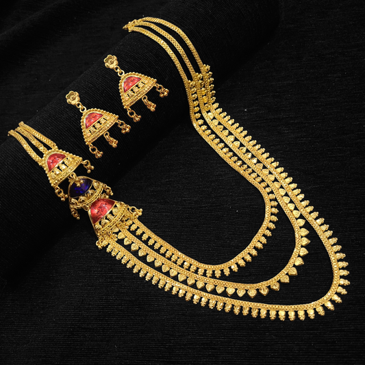 Triple Side Locket Lahari - My Golden Wish