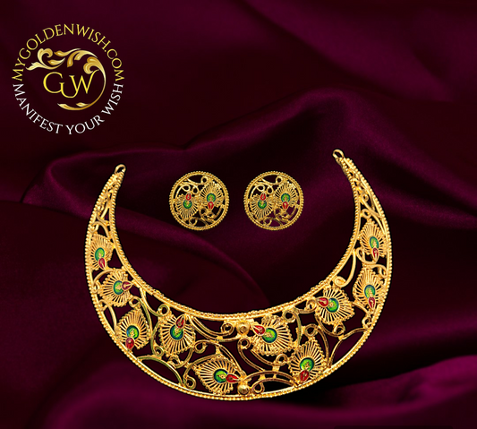 Feather Necklace - My Golden Wish