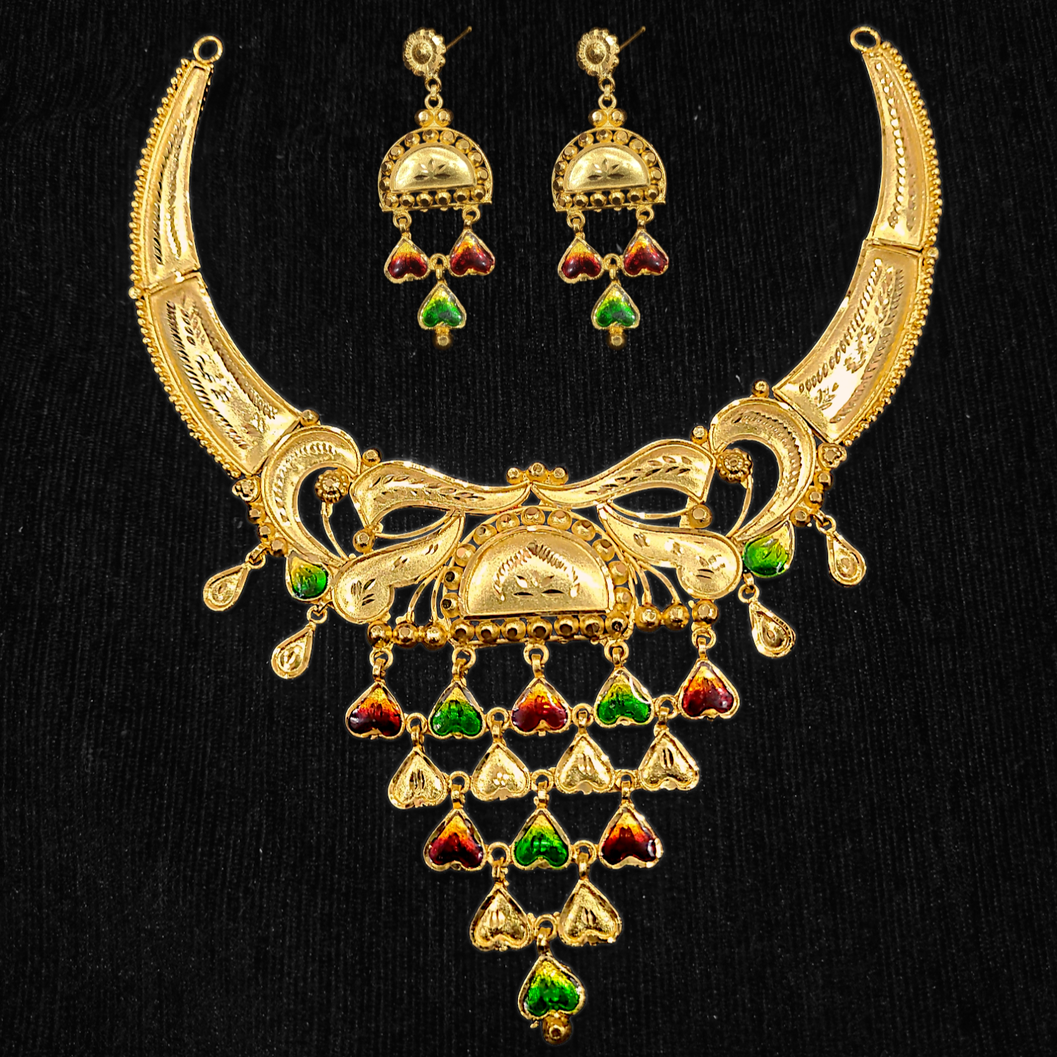 Heart Hasuli Necklace - My Golden Wish