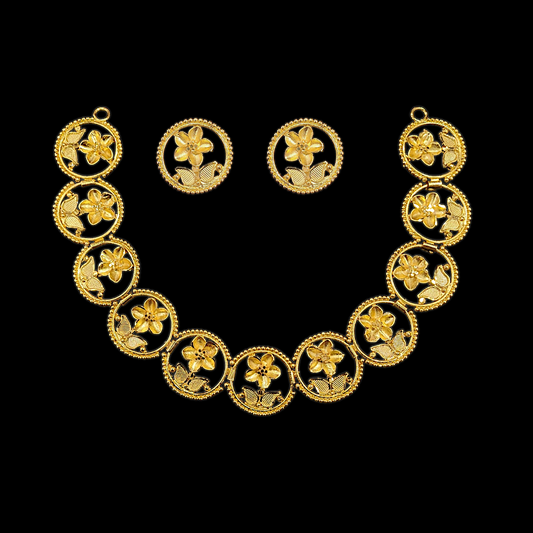 Flower Pot Necklace - My Golden Wish