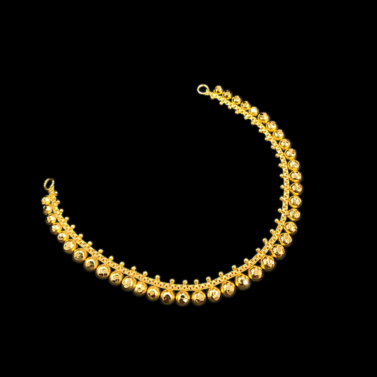 Single Line Ball Necklace - My Golden Wish
