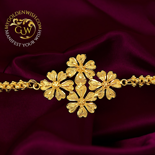Jasmine Flower Choker (Shiuli Flower) - My Golden Wish