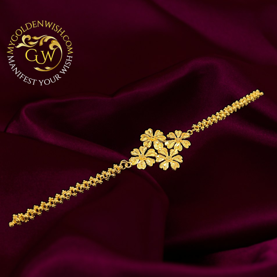 Jasmine Flower Choker (Shiuli Flower) - My Golden Wish