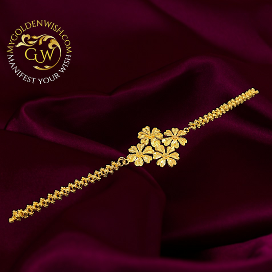 Jasmine Flower Choker (Shiuli Flower) - My Golden Wish