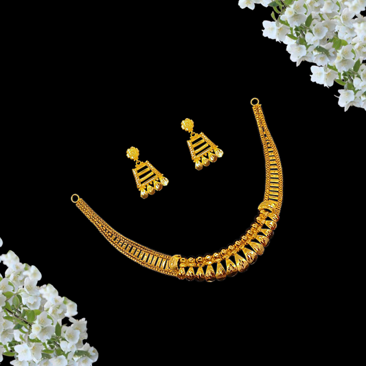 Deep Chatai Necklace Set - My Golden Wish