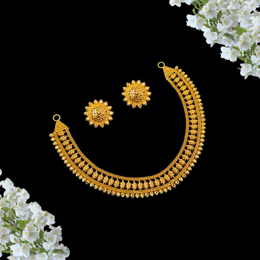 Pata Chatai Necklace Set - My Golden Wish