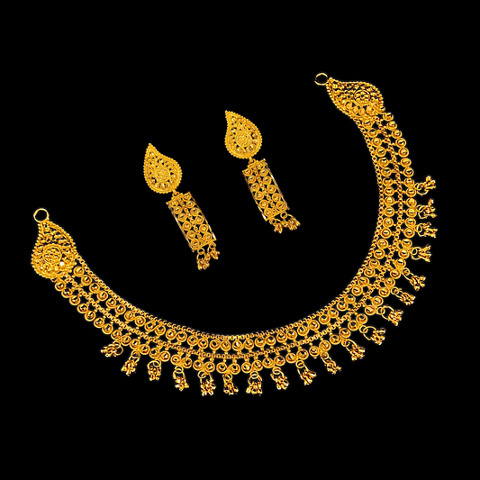 Chandramallika Necklace Set - My Golden Wish