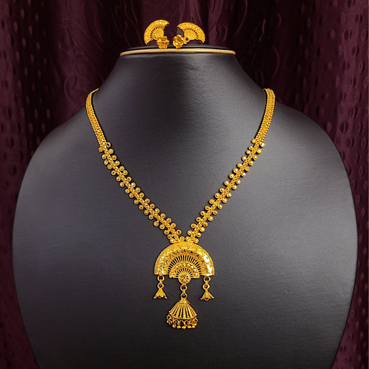 Sleek Kalki Necklace Set - My Golden Wish