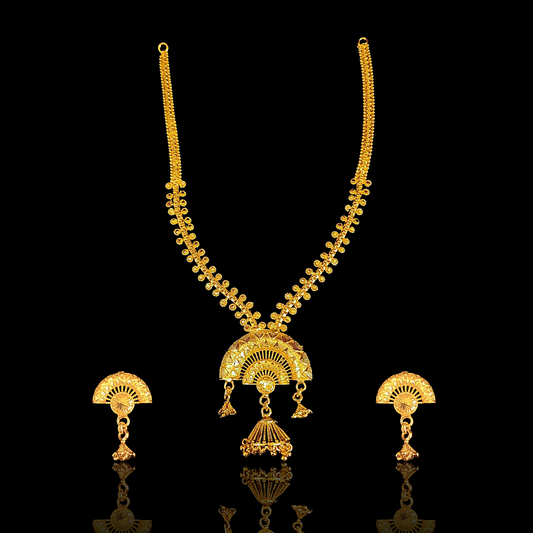 Sleek Kalki Necklace Set - My Golden Wish