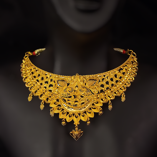 Leaf Crown Choker Set