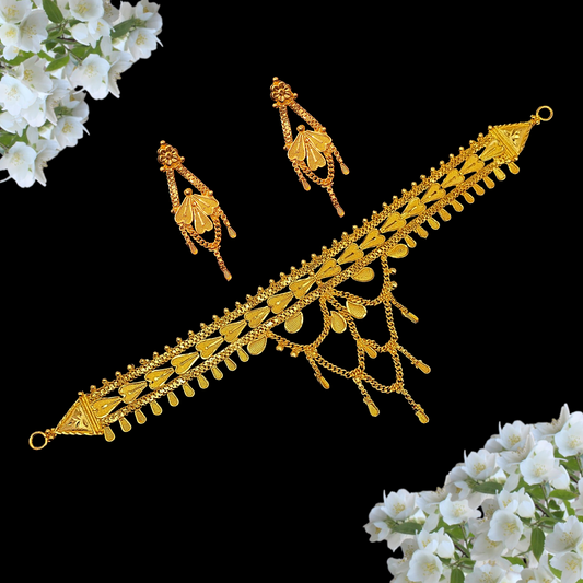 Sabeki Leaf Choker Set